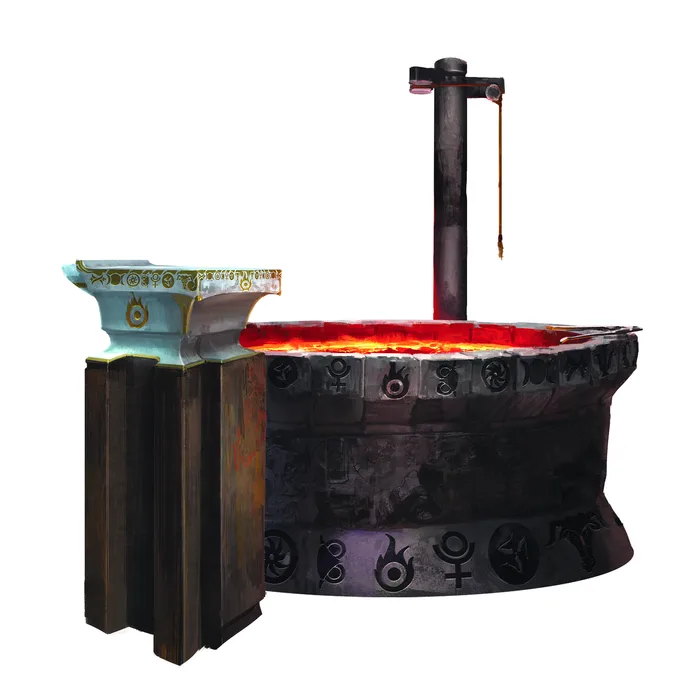 The Crucible — Foretold relic art