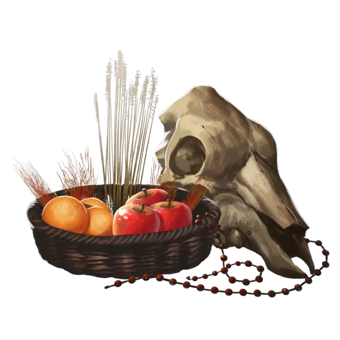 An Offering to the Fates — Foretold relic art